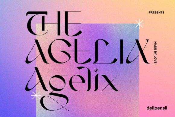 Agelix: A Modern Display Font for Campaign Creativity