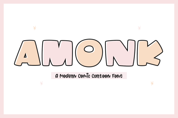 Amonk Font for Campaign Creativity
