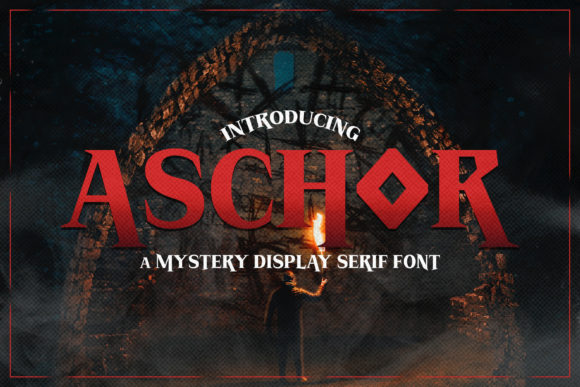 Aschor: A Modern Whimsical Font for Editorial Design