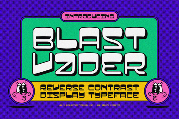 Blastvader: A Retro Font for Modern Editorial Design