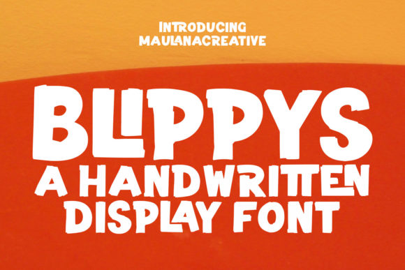 Blippys: A Playful Display Font for Web Design