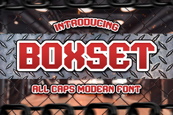 Boxset: A Trendy Display Font for Bold Branding