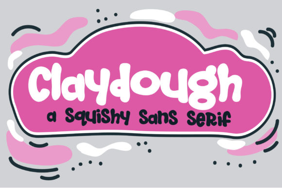Claydough: A Whimsical Display Font for Modern Editorial Design