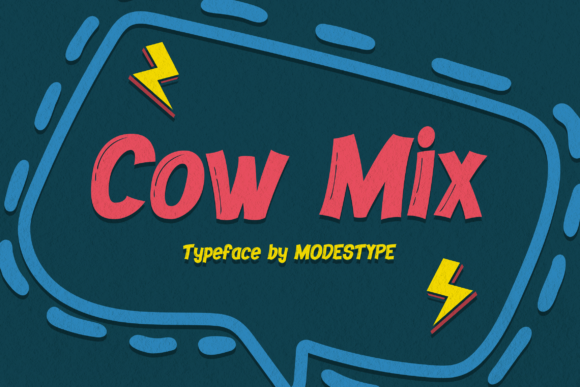 Cow Mix Display Font Review