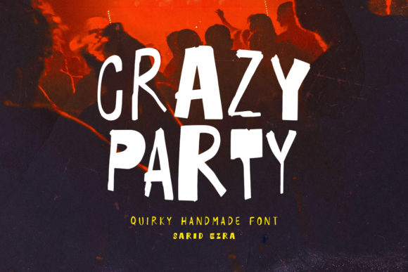 Crazy Party Font for Web Design