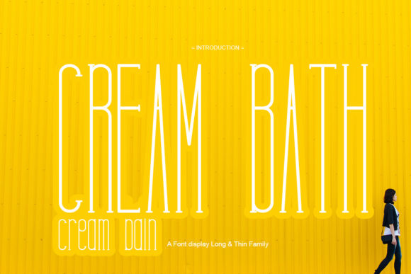 Cream Bath Font for Polished Branding