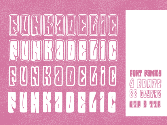 Funkadelic Family: A Retro Display Font for Modern Web Projects