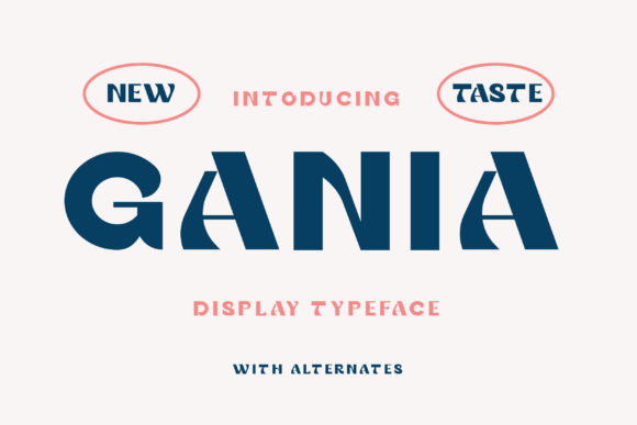 Gania Display Font Review