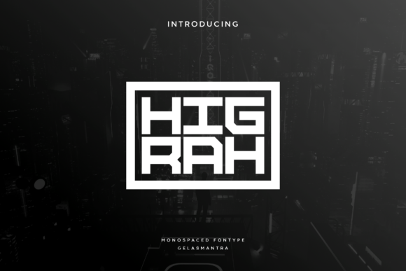 Higrah: A Bold Display Font for Modern Web Design