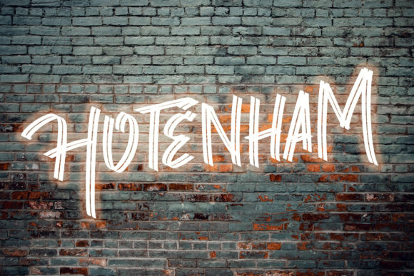 Hotenham: A Cool Display Font for Handmade Creations