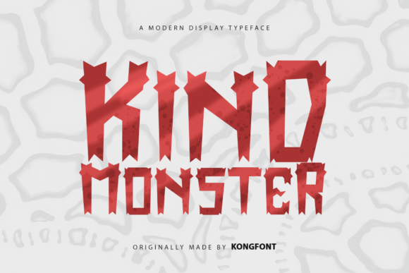 Kind Monster: A Whimsical Display Font for Magical Branding