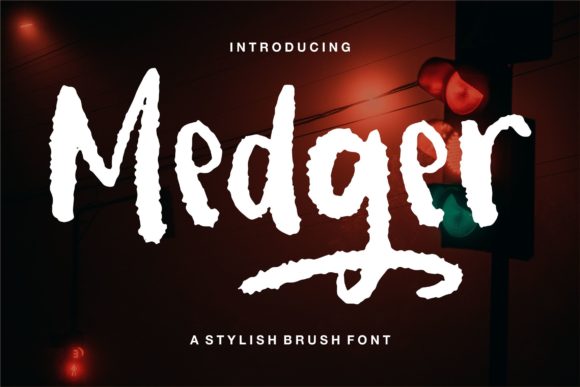 Medger: A Bold Display Font for Handmade Creations