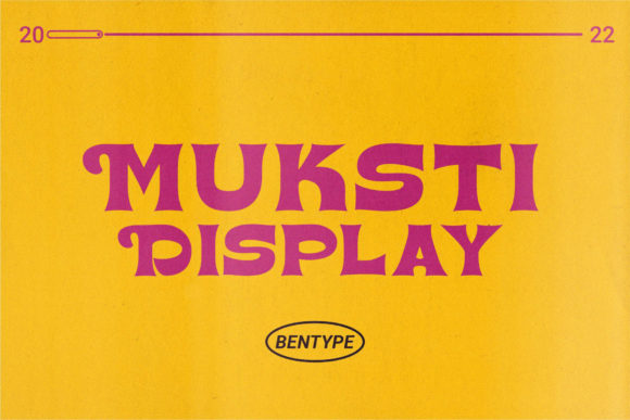 Muksti: A Cool Display Font for Modern Editorial Design