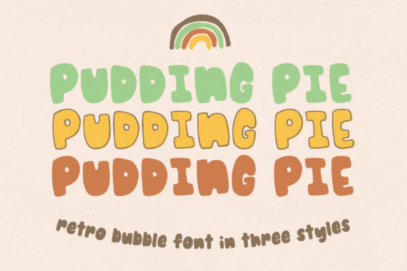 Pudding Pie Font for Playful Branding