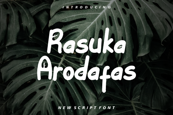 Rasuka Arodafas Display Font Review