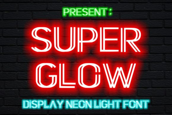 Super Glow: A Polished Font for Branding and Design