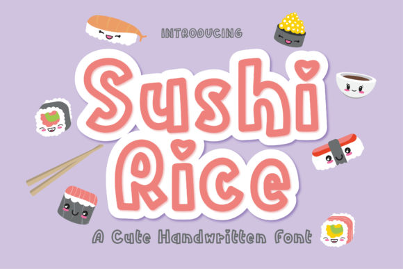Sushi Rice Font for a Polished Brand Look