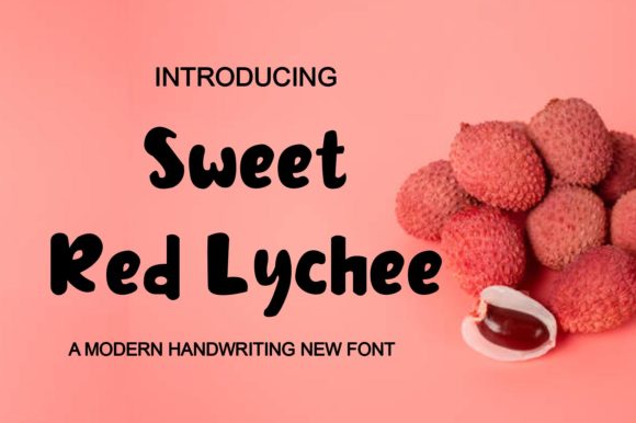 Sweet Red Lychee Font for Eye-Catching Design