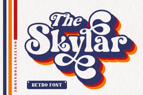 The Skylar: A Bold Display Font for Creative Makers
