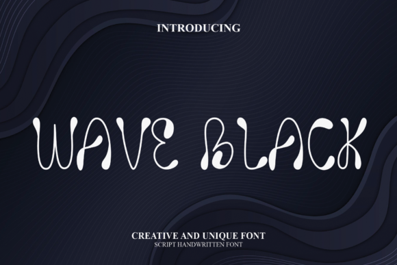 Wave Black: A Modern Display Font for Digital Projects