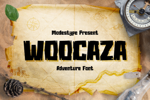 Woocaza: A Display Font for Bold Digital Design