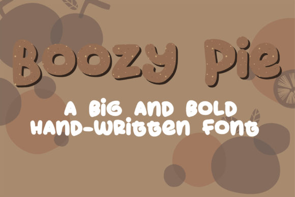 ZP Boozy Pie: A Font That Elevates Brand Design